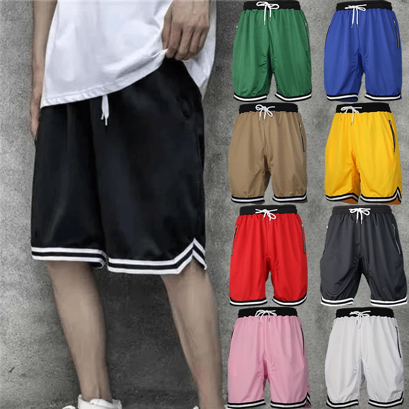 Men's Basketball Gym Running Sports Shorts Loose Fit Quick Dry