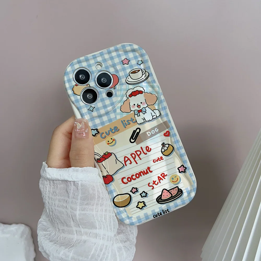 Adorable Plush Bow Tie Bear Cat Phone Case