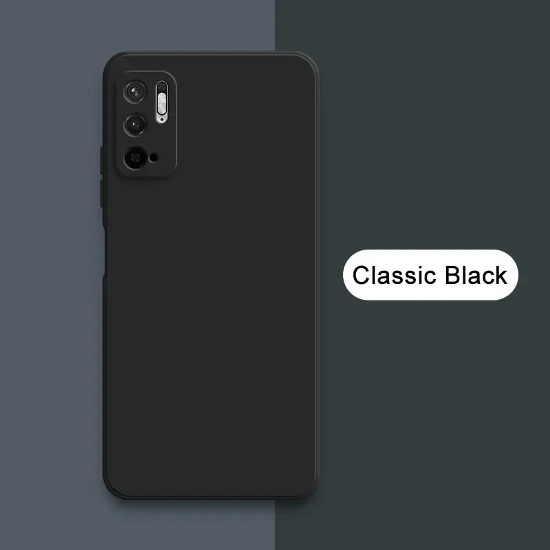 Premium Square Liquid Silicone Back Cover – Soft Waterproof Mobile Phone Case for Xiaomi Redmi Note 10 Pro