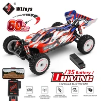 WLtoys 124008 60KM/H RC Car With 3S Battery Professional Racing Car 4WD Brushless Electric High Speed Drift Remote Control Toys 1