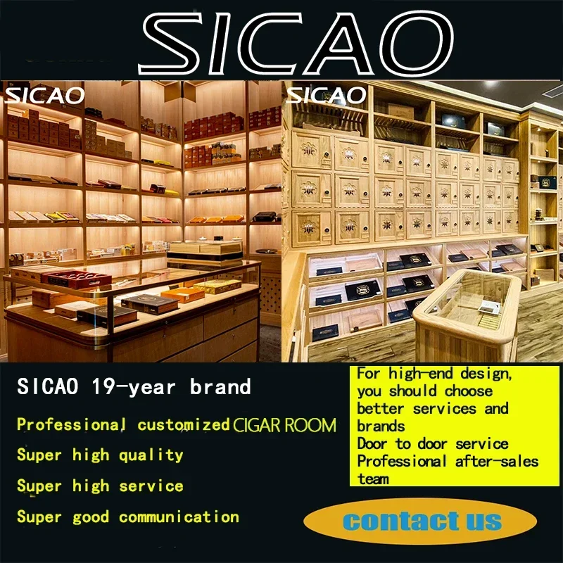 Design Cigar Room Humidifier Refrigerated Fridge Humidor Showcase Abinet Intelligent Humidity Temperature Control