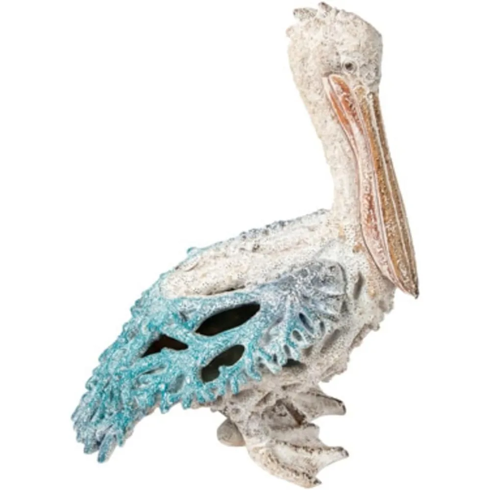 

Coral Reef Beach Figurine, Pelican Statue, Home Decoration, Sculptures and Figurines, Room Decor, Free Shipping
