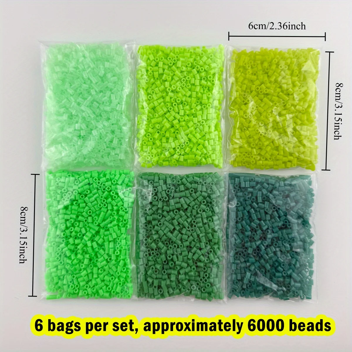 6-farbe 6000 Perle 2,6mm Hama Perle Auto/Tier Thema Sicherung Perle Set Multi-farbe Diy handgemachte Ergänzung Tasche Neue Mini Perle Perle – Detail 7