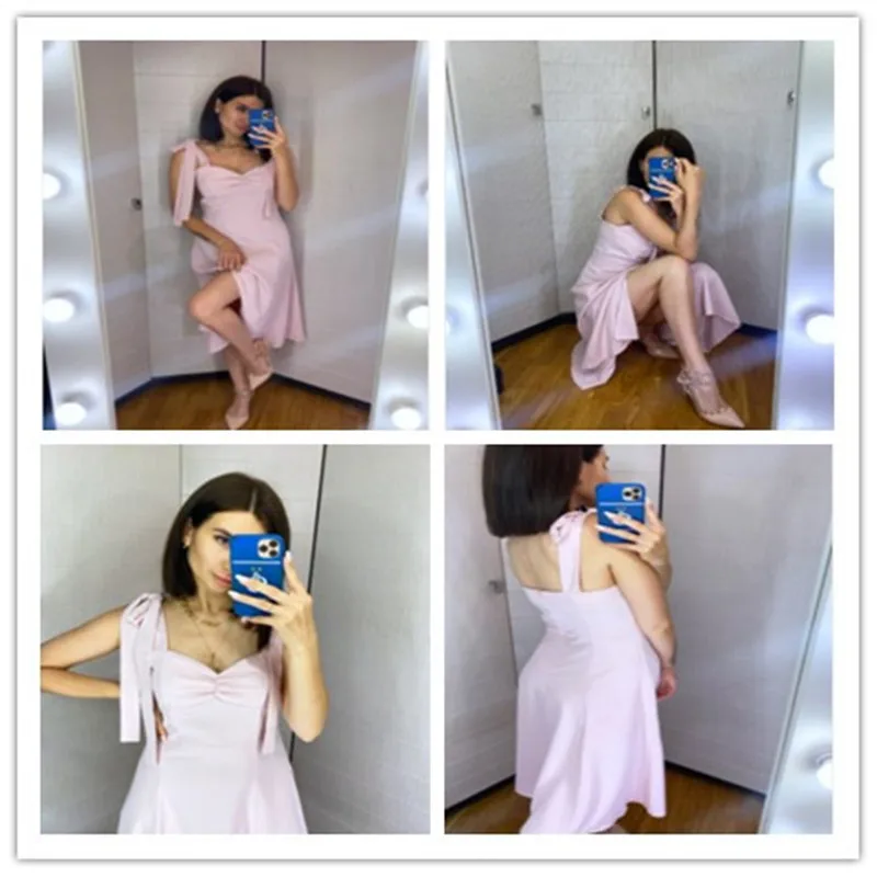 Elegant Long Slip Women's Summer Midi Dress Sleeveless Backless Corset Korean Dresses Ladies -S9cc8818aa3d1452ba26375d2de325ed4J