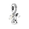 DIY Jewelry Blue Baby Bottle Shoes, Baby Carriage Charm Beads Making Fit Original 925 Sterling Silver Bracelet Necklace 4