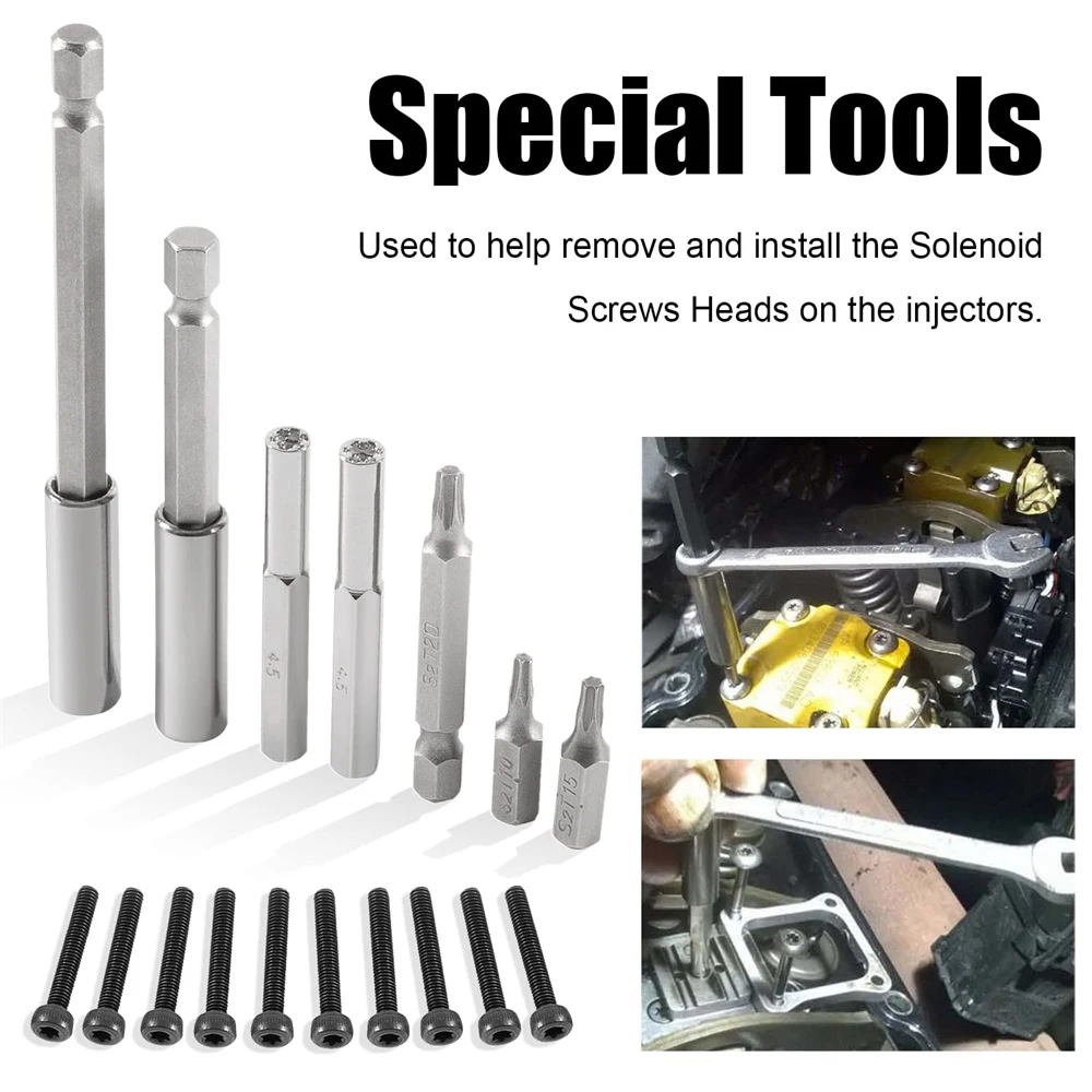 Anx-Injektor-Tuning-Shim-Kit für 2007-2012 Ford 2.5l Powers troke, internat ional t444e/dt466e/1530e für die meisten Heui-Injektoren 1994 pc – Detail 6