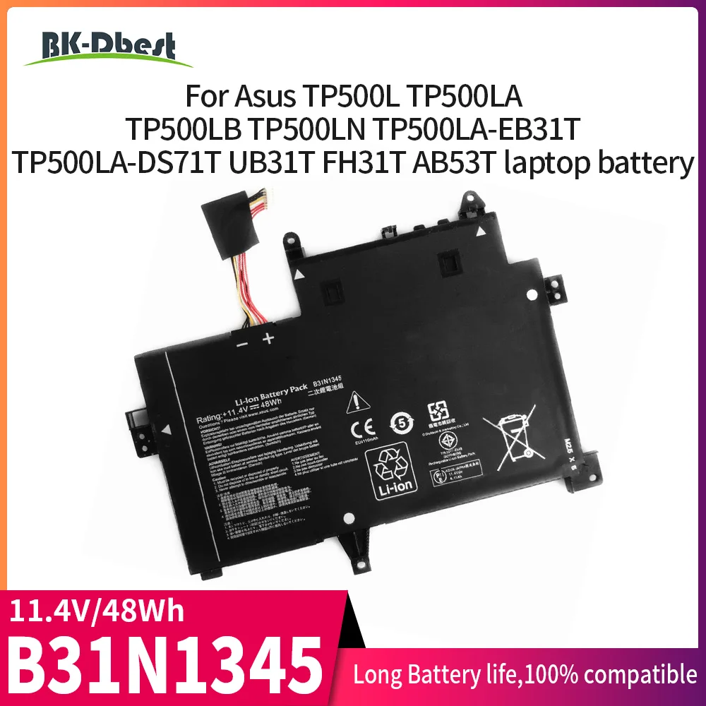 

BK-Dbest 11,4 V 48Wh B31N1345 Аккумулятор для ноутбука ASUS TP500L TP500LA TP500LB TP500LN Series