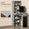 Fold-Out Convertible Writing Table Wall Mount Desk Cabinet with Blackboard and Side Shelf Multi-Function Home Office Work 1