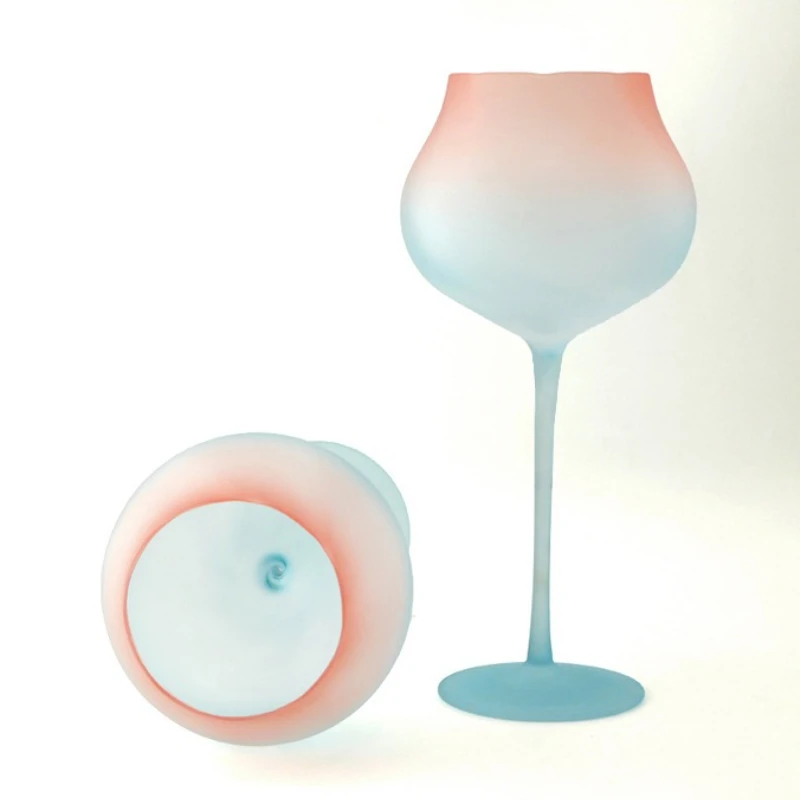 Wine Glass Stemless Cups Set Crystal Clear Barware For Wedding Anniversary Gift Idea Party Drinkware