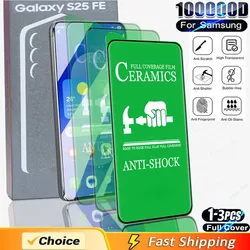 Premium Ceramic Soft Film Screen Protector - 1 - 3 PCS Pack - 3pcs (Galaxy S25 Ultra)