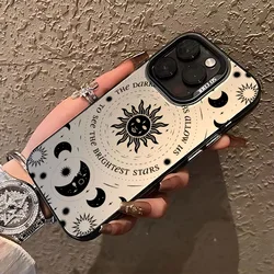 Luxury Retro Moon Sun God Matte Phone Case Cover - Realme 5 4G (CYB - 260CY11214A1)
