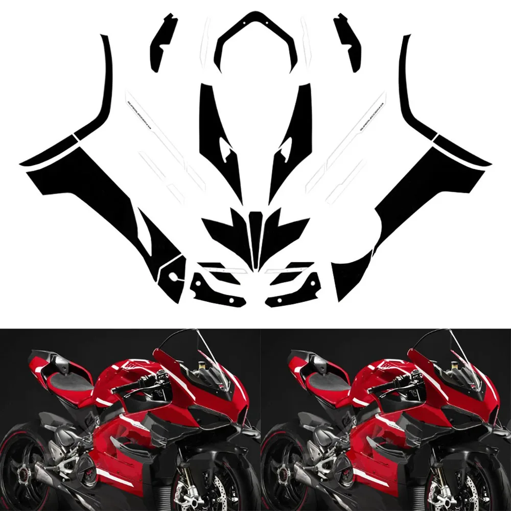 Carenatura Moto Ccessori Sticker Decalcomanie Applique Carrozzeria Protettiva Decorativa Per Ducati V4 Panigale Superleggera Tail