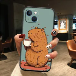 Cartoon Capybara Cute Shell Phone Case - OPPO A56 5G (1)