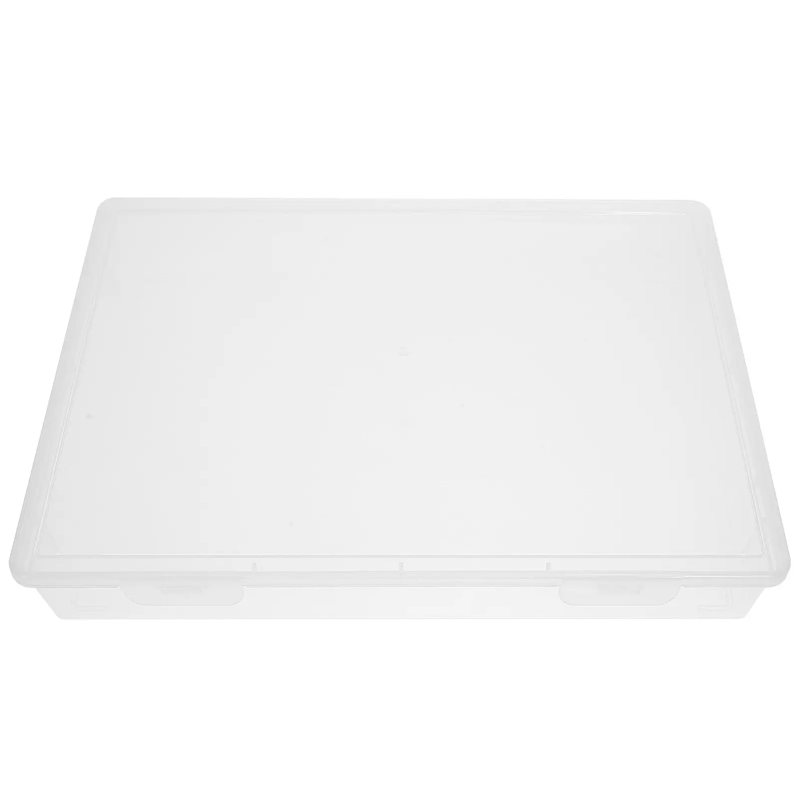 플랫 스타일 문서 보관 상자 PP 플라스틱 정리함 파일 케이스 대용량 사무실 데스크탑 책장 파일 보관 상자