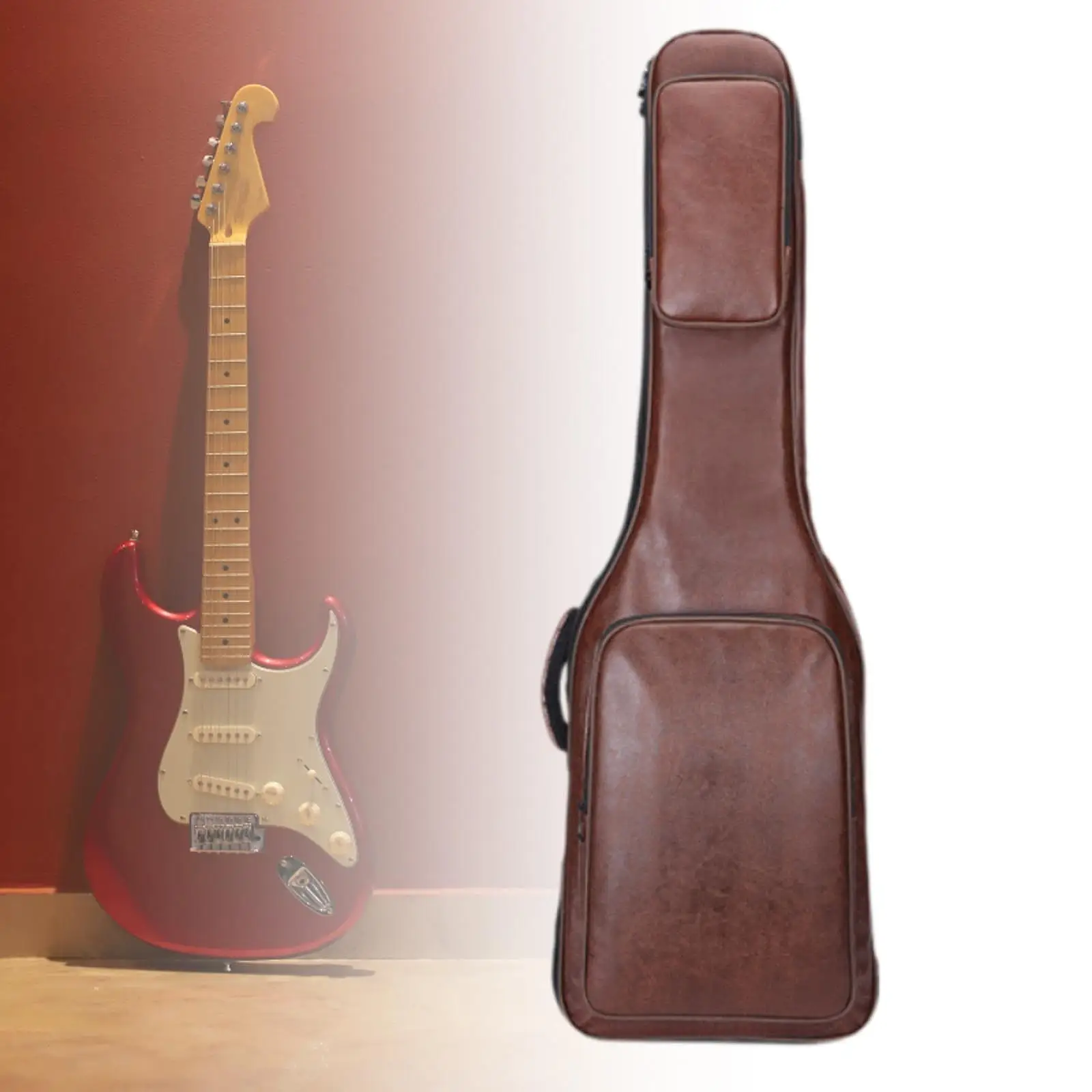 Guitar gig bag lightweight wear resistant protective with adjustable straps and handle waterproof acoustic guitar carrying case