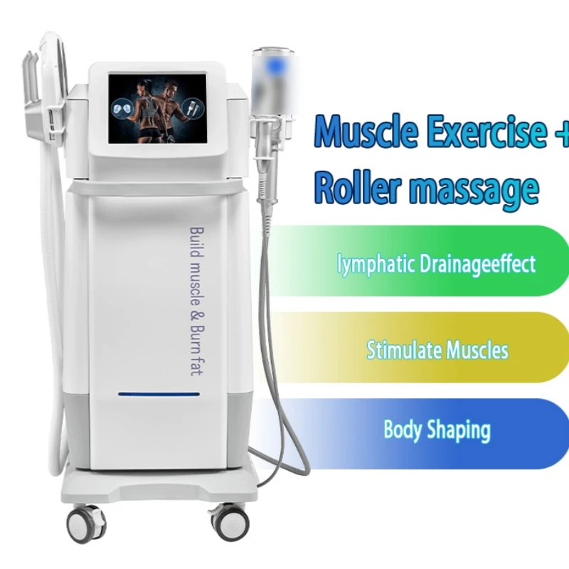 

Hot Selling Face and Body Massage Roller Skin Tightening RF Ems Facial Machine Ems Machine 2024 Ems Machine 4 Handles