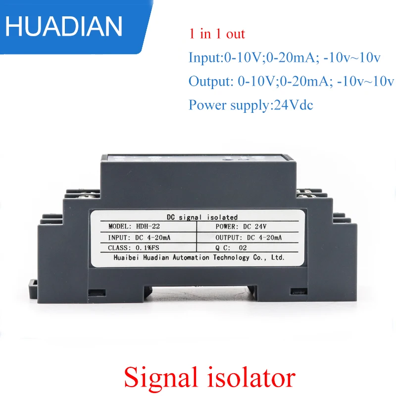 420ma Dc Analog Galvanic Signal Converter Isolator 010v Signal