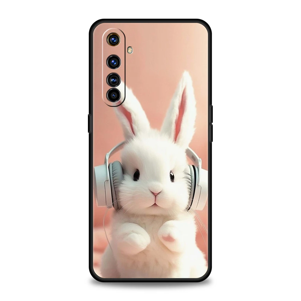 Adorable Rabbit with Purple Hat Shockproof Phone Case