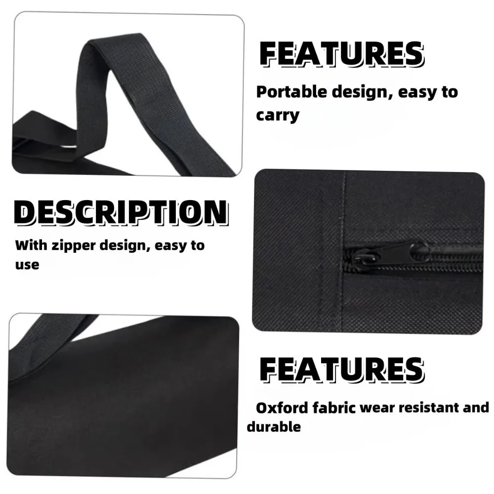 Neue (40-84 cm) Stativ-Tragetasche, tragbar, mit Riemen, Stativ-Aufbewahrungstasche, schwarzes Oxford-Stoff, Handtasche, Mikrofonständer, Aufbewahrung – Detail 7