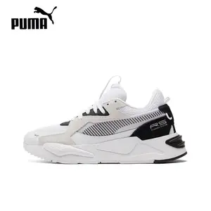 Zapatillas Puma blancas vintage zapatos de cuero lacado para mujer