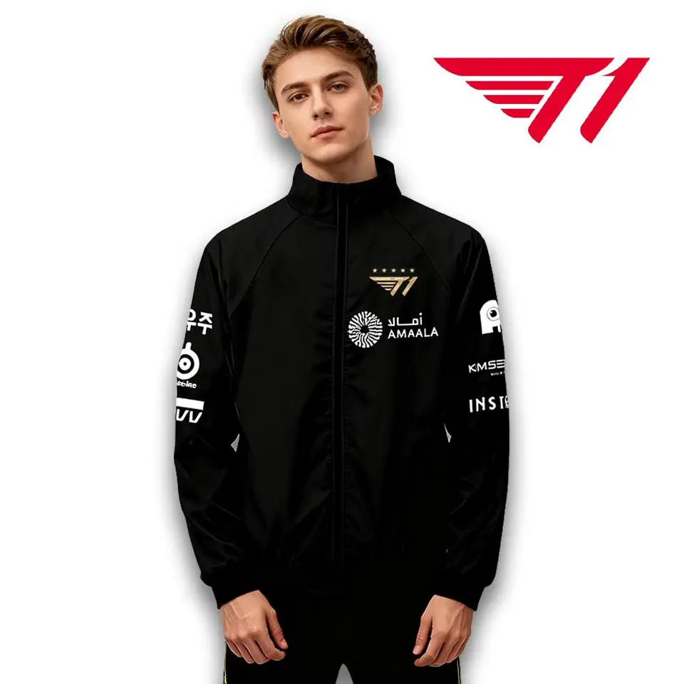 2025 World Championship T1 Team Jackets Jersey SKT Faker LCK