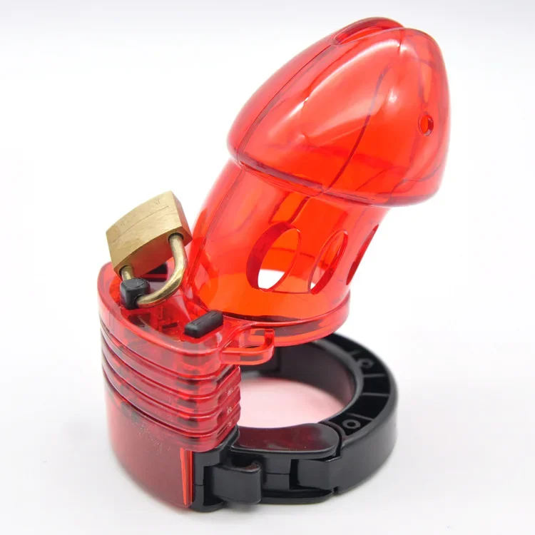 Chastity Cage Male Sex Toys Chastity Device Cock Cage with Adjustable Size Rings Brass Lock Fetish Erotic Urethral Products