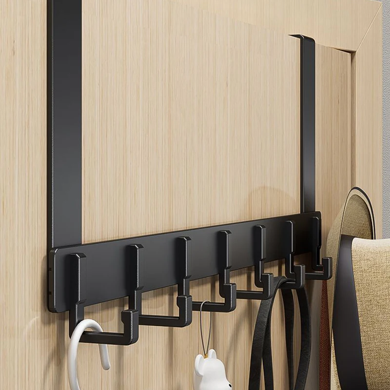 Door Behind Hook Storage Wall Hanging Clothes Spoon Holder For Kitchen Towel Hook Kitchen Accessories Cabinet Storage
