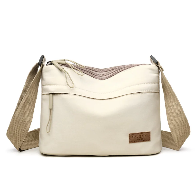 ตัวเลือกสินค้า กระเป๋าผ้าใบ Crossbody ความจุสูง หลายฟังก์ชัน ผู้หญิง