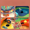 Children's Puzzle Toys Playing Marbles on A Tabletop Game Platform Parent-child Interaction Two Person Battle Boy and Girls' Toy 4