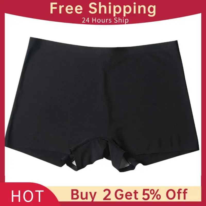 Summer Seamless Safety Shorts For Women High Elasticity Pants Boyshorts Under Skirt Underwear Breathable Safety Pants M-XL