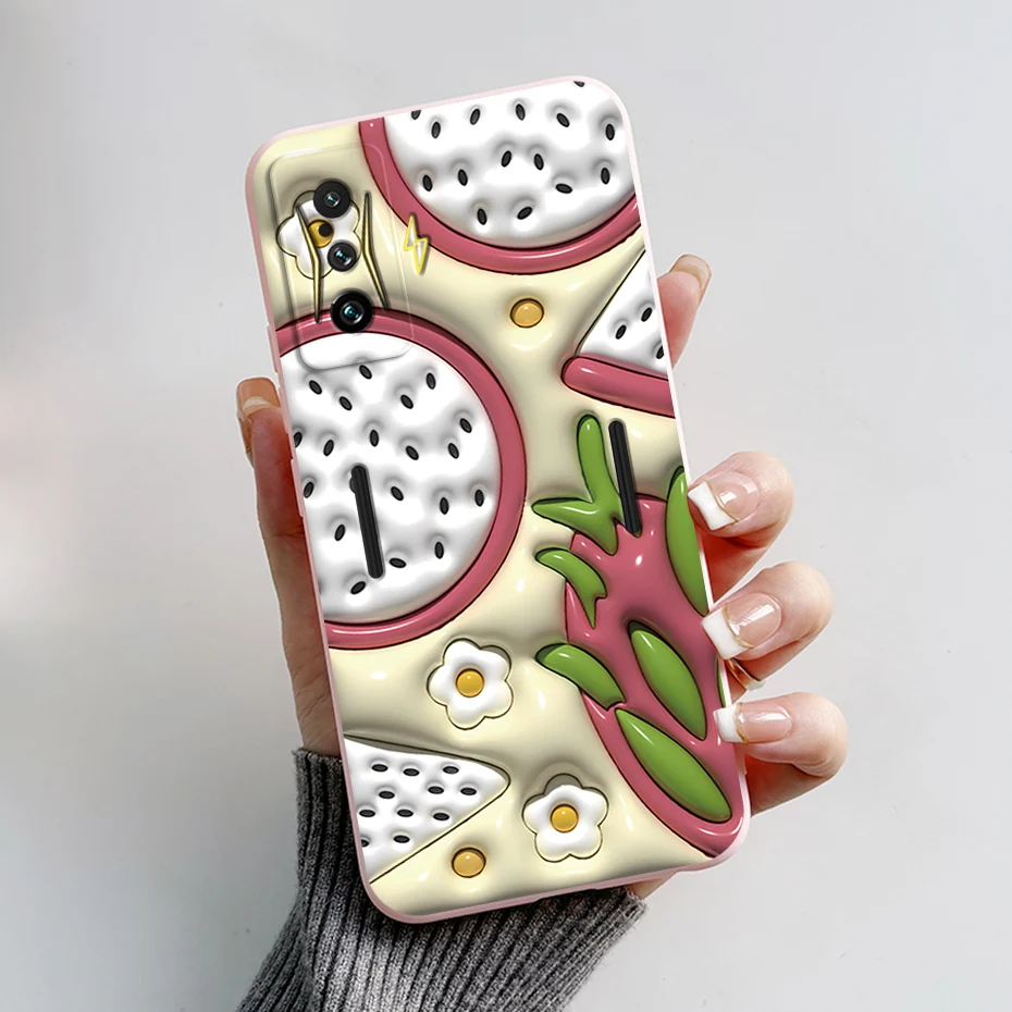 Silicone Soft Cartoon Frog Phone Case for Redmi K50 Gaming Edition