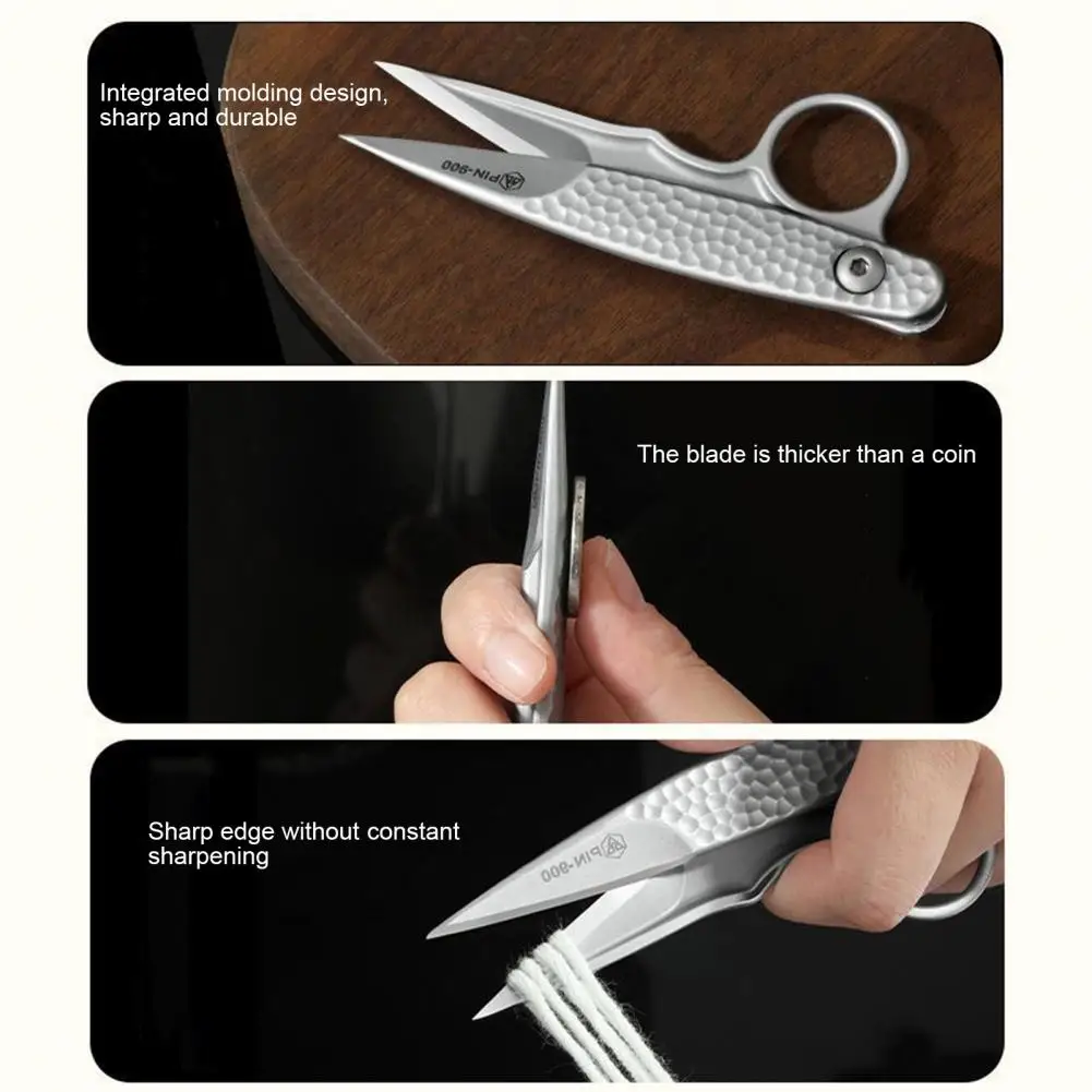 11.7cm Stainless Steel Tailor Scissors Sharp Multipurpose Sewing Embroidery Faux Leather Craft Fabric Cutting Scissors Shears