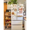 Solid wood kitchen vegetable rack fruit and vegetable snack storage rack vegetable basket rack floor multi-layer storage frame 3