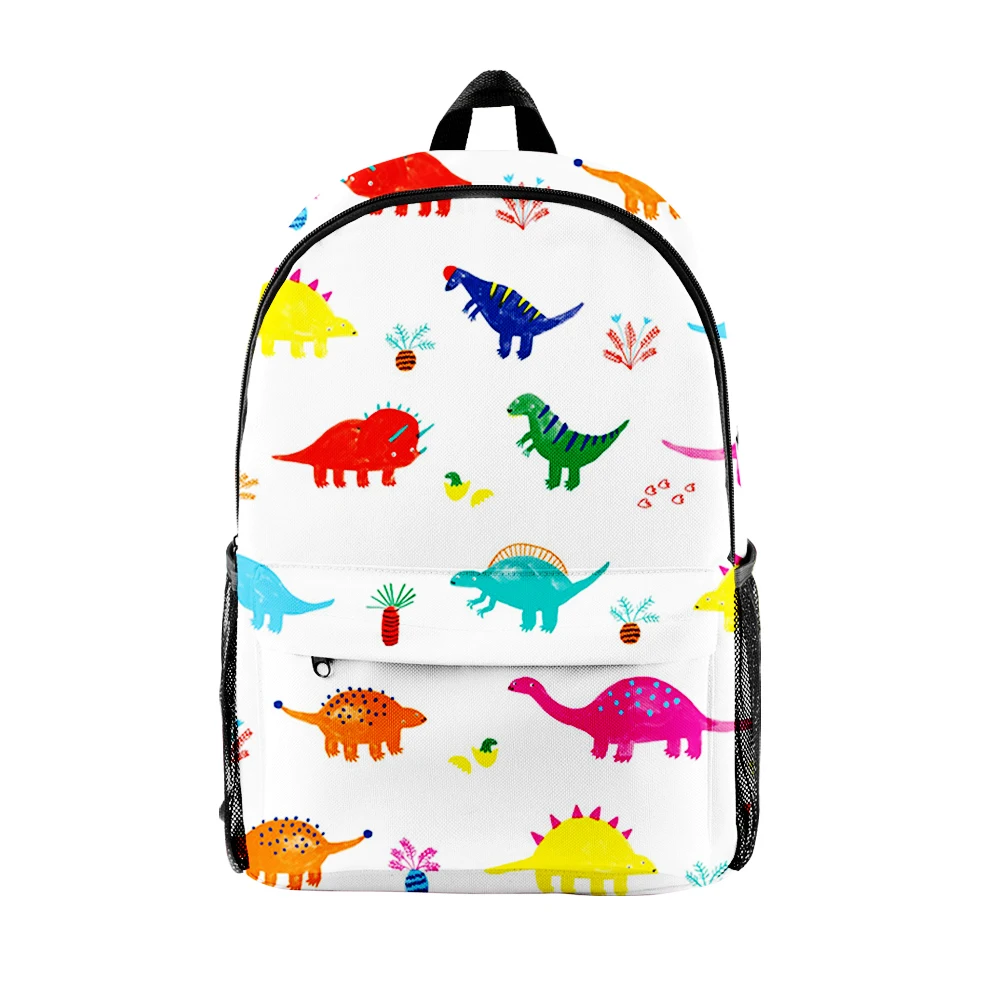Creative Fashion dinosaur pupil Bookbag Notebook Backpacks 3D Print Oxford Waterproof Boys/Girls Fashion Travel Backpacks