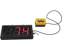 Btbsign LED Up/Down Counter with Switch Box & Remote Red 4'' LED Display 2