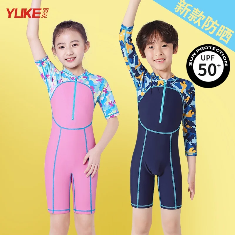 Children's swimwear boys and girls small, medium and large children's swimwear one-piece sunscreen long-sleeved 2022 new spring autumn and winter children s sneakers mid high leisure shoes girls shoes small and medium boys sneakers shoes for kids