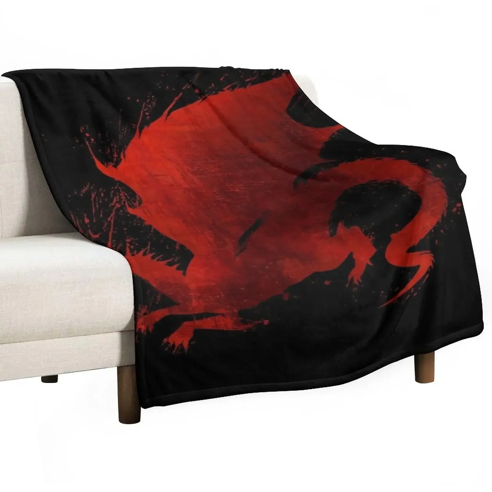 

Dragon Age Origins: Blood Dragon V2 Throw Blanket Comforter Single Thermal Blankets