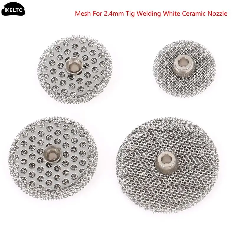 Ceramic Nozzle Cups 1Pc Mesh For Tig Welding White Ceramic Nozzle 10# 12# 14# 16# 1.6mm/2mm/2.3mm/2.7mm Mesh