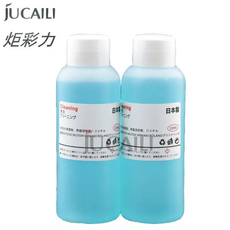 Jucaili DTF Cleaning Liquid For Epson Roland DX5 4720 printhead Printer Cleaning Solution Ink Cleaner Outdoor photo machine