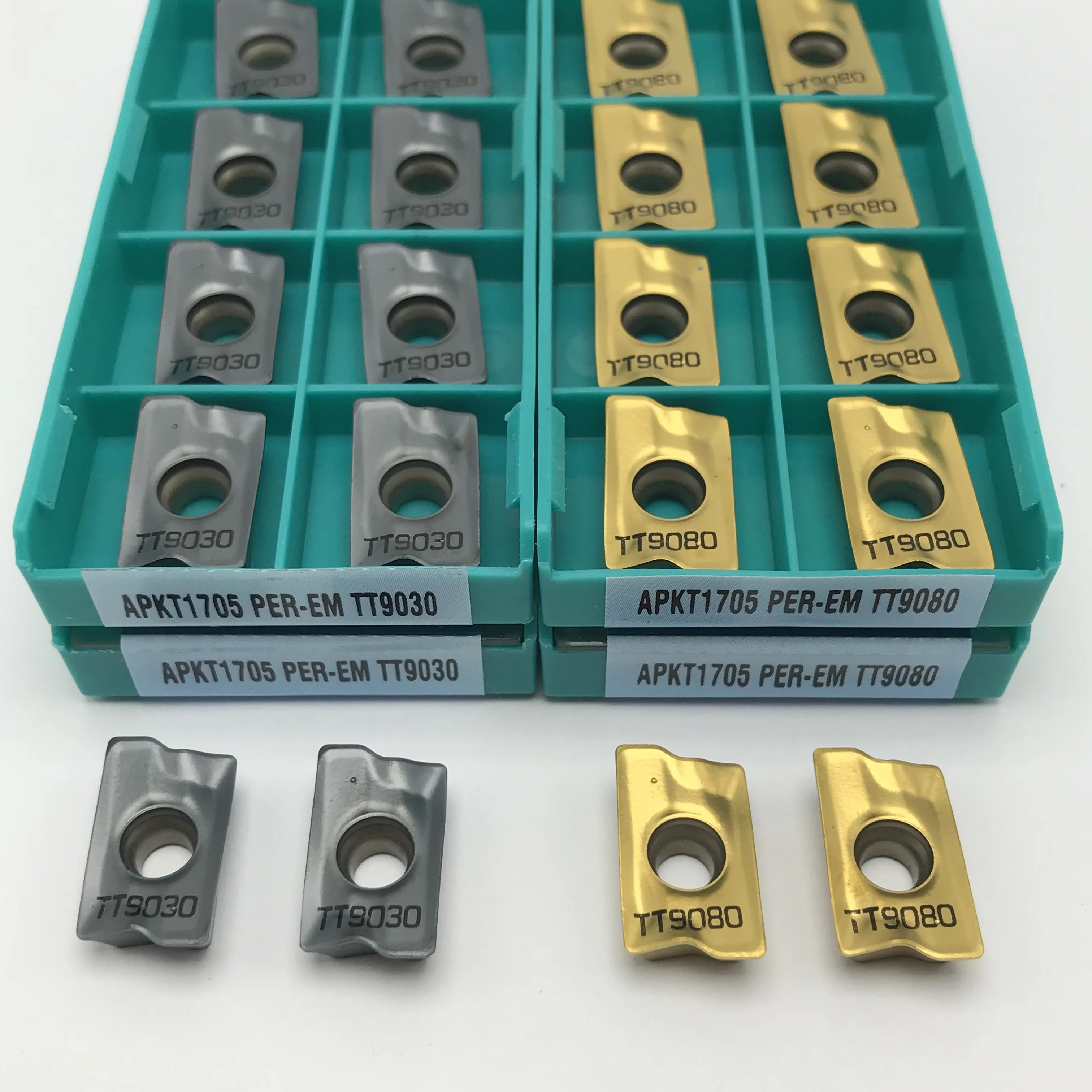 APKT1705 PER-EM TT9030 APKT1705 PER-EM TT9080 Высококачественная индексируемая фреза вставка для режущего инструмента CNC карбидная поворотная пластина