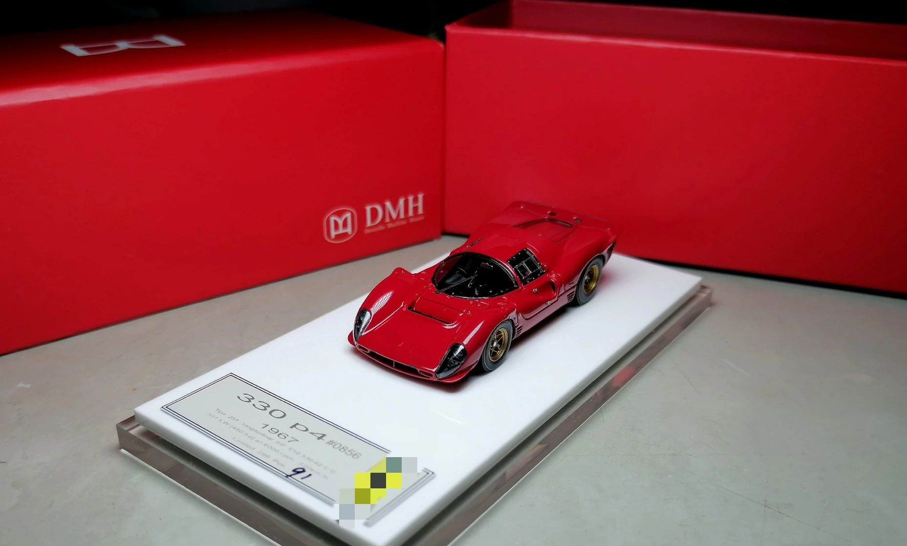 DMH 1:64 330 P4/412P set Limited edition resin model children's