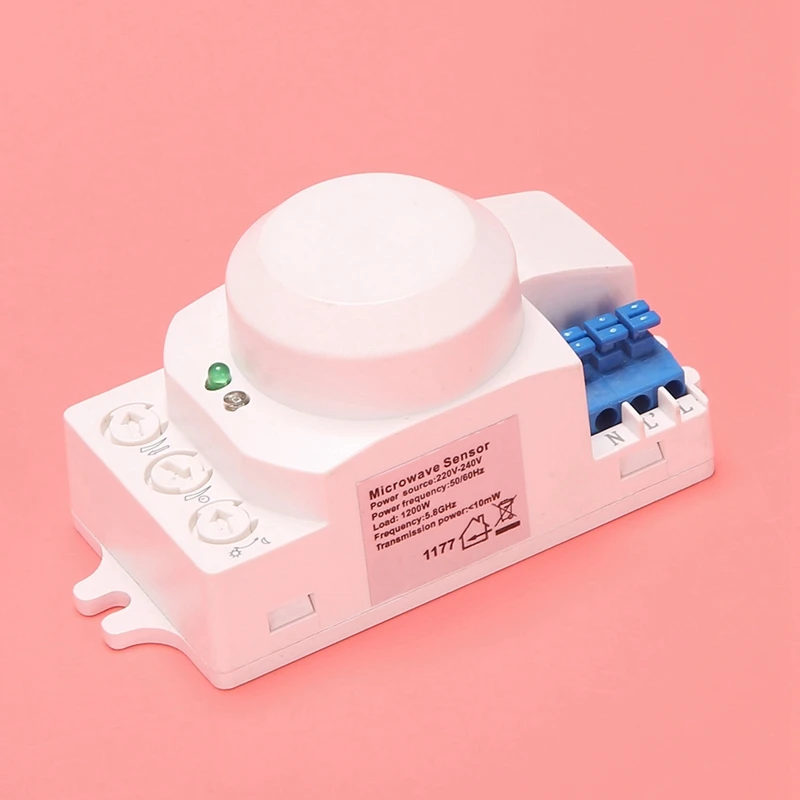 10X 5.8Ghz HF System LED Microwave 360 Degree Motion Sensor Light Switch Body Motion Detector