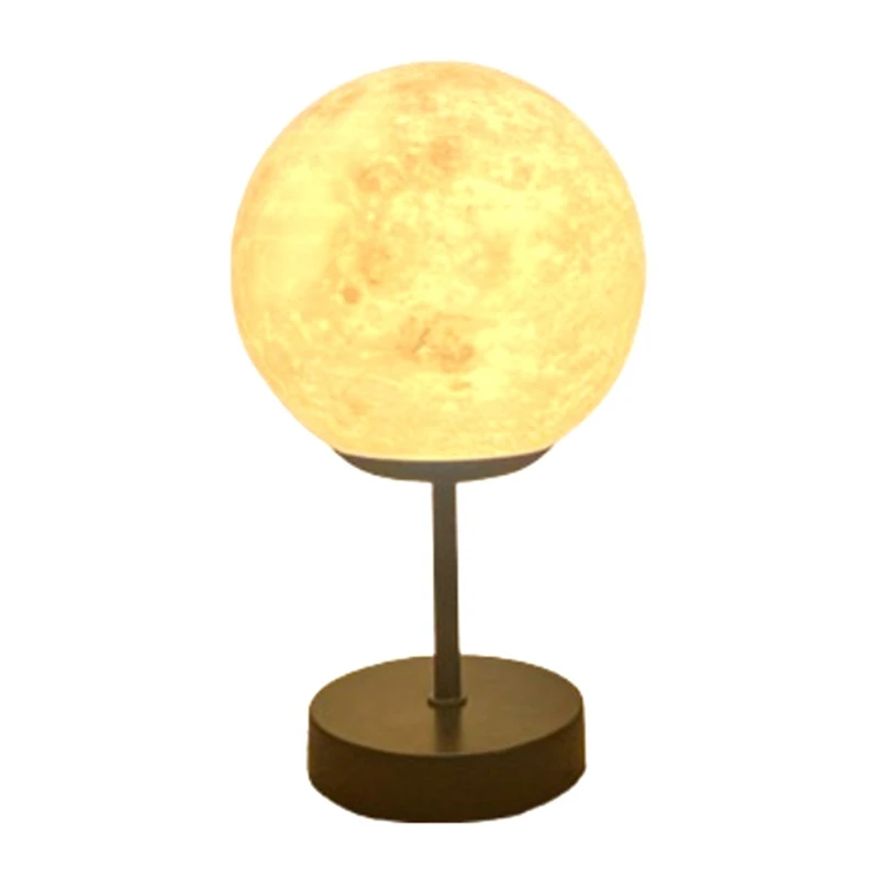 

3D Moon Lamp Bedside Table Lamp Dimmable Bedside Lamp Small Modern Bedroom Lamp Bed Side LED Desk Light Nightstand Lamp Durable