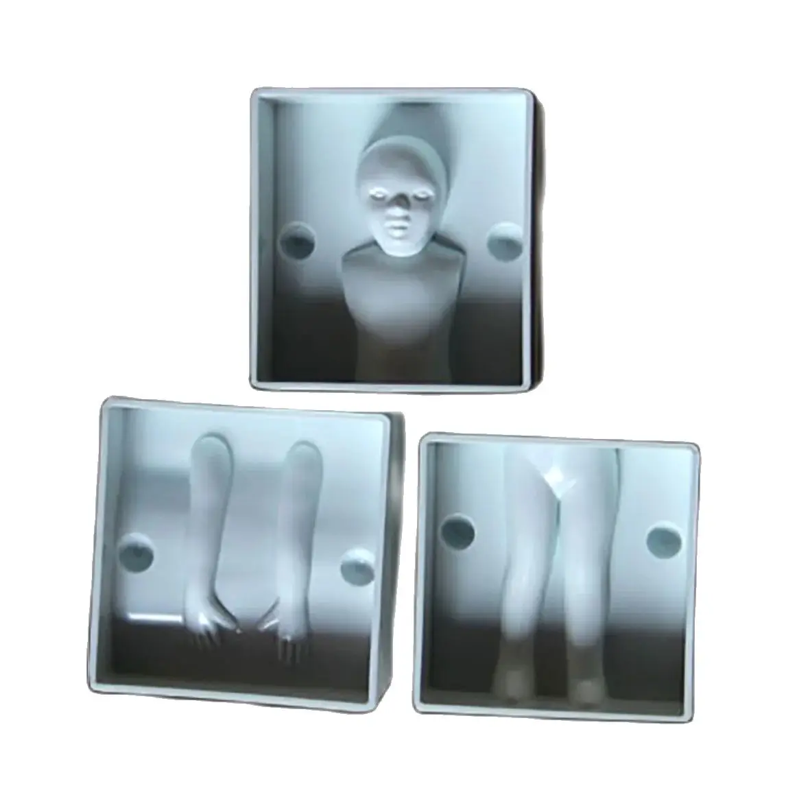 

Free Shipping Plastic Boy's Body Shape Fondant Molds Set HB0453B