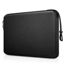 Universal Shockproof Water - Resistant Hard Shell Laptop Sleeve Case (Black - 13 - 14 inch-)