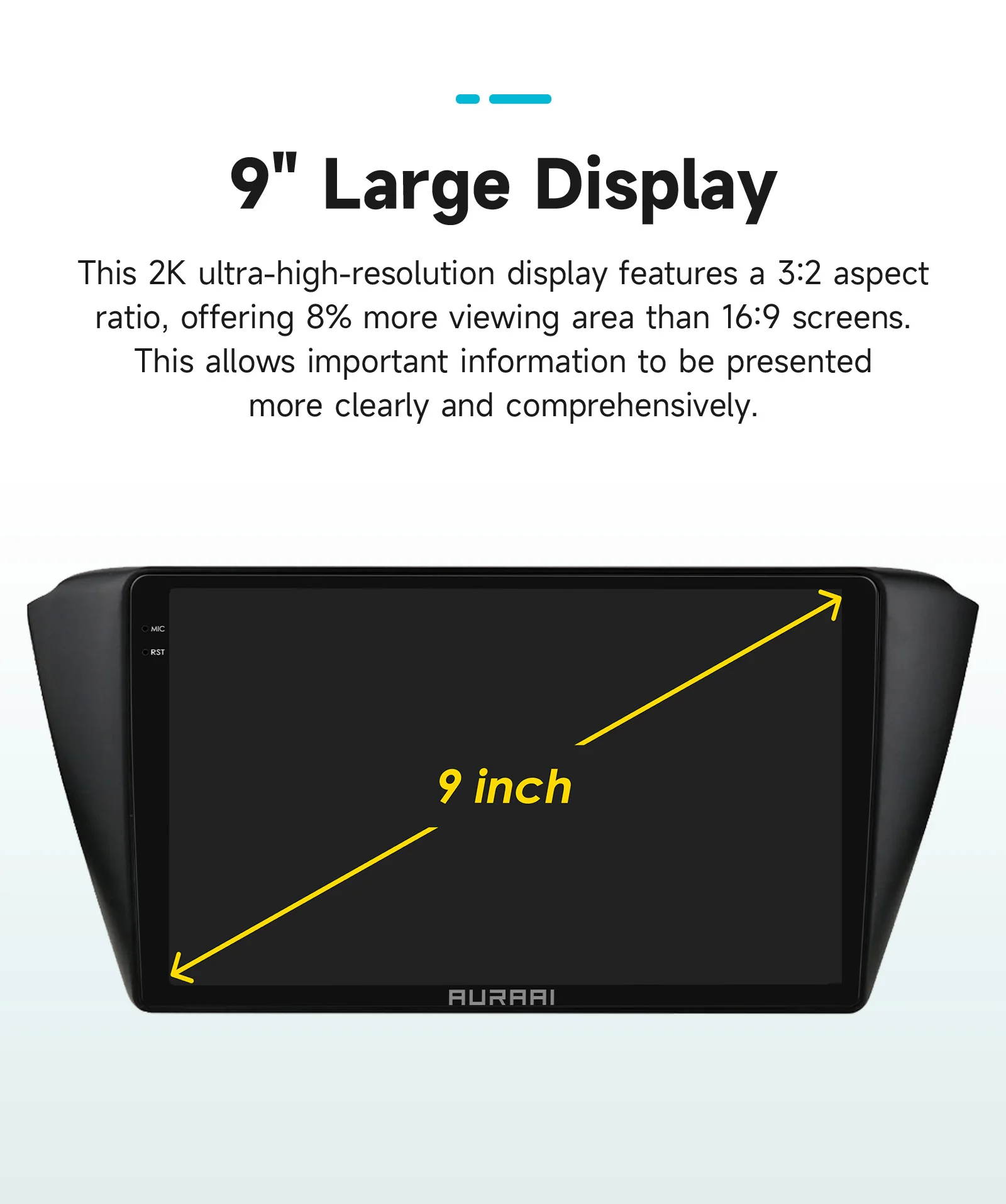 AURAAI X100 Carplay Android Autoradio für Skoda Fabia 3 III 2015 - 2019 Multimedia 2K intelligenter Bildschirm 7870 8Core ADAS 360 Cam – Detail 34