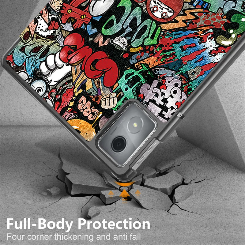 Fashion Paint Smart Leather Cover