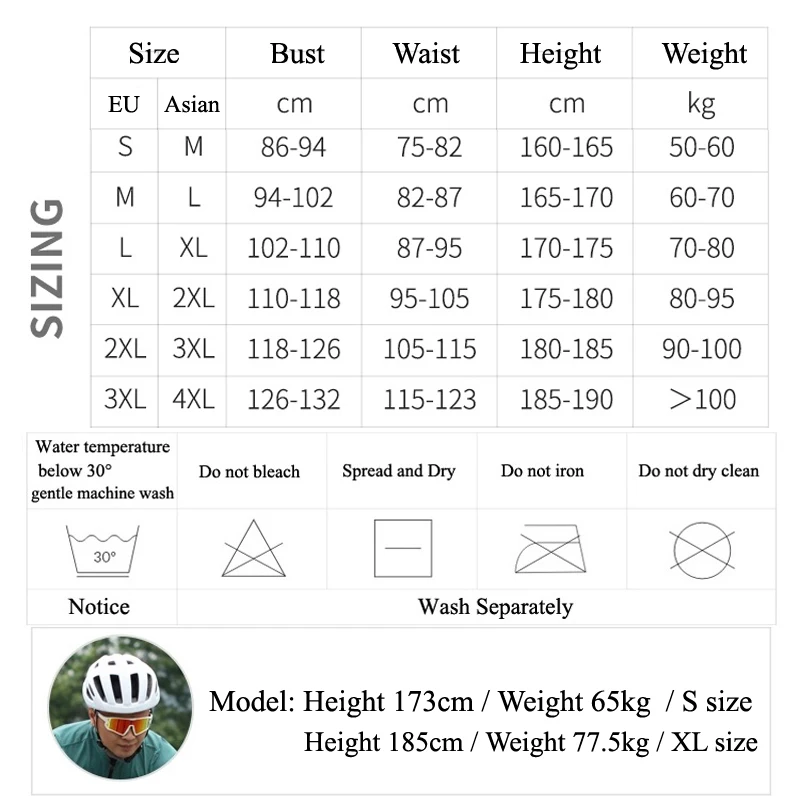 Pro Bicycle Jersey Long Sleeves Set Men Bike Clothing Mtb Cycling Wear Quick-Drying Anti-UV Sports Complete Kits