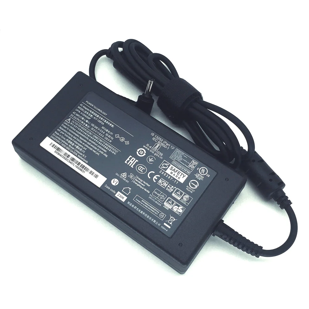 MSI GF63 Thin MS-16R5 노트북용  A17-120P2A 충전기 A12A055P 20V 6A 120W 전원 어댑터