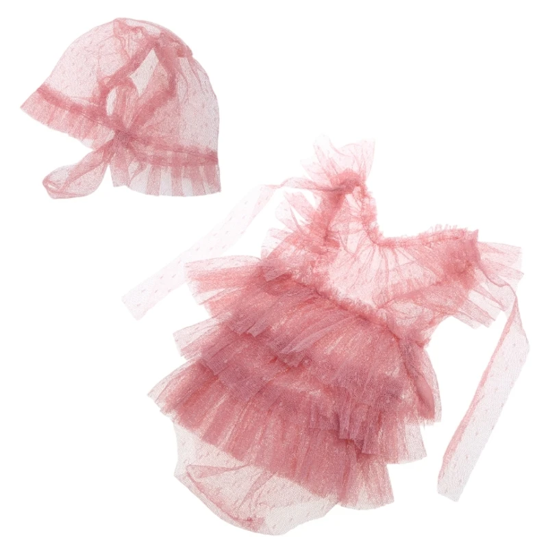 

2Pcs/Set Baby Hat+Romper Jumpsuit Newborn Photography Props Infants Photo Costume Outfits Dropship